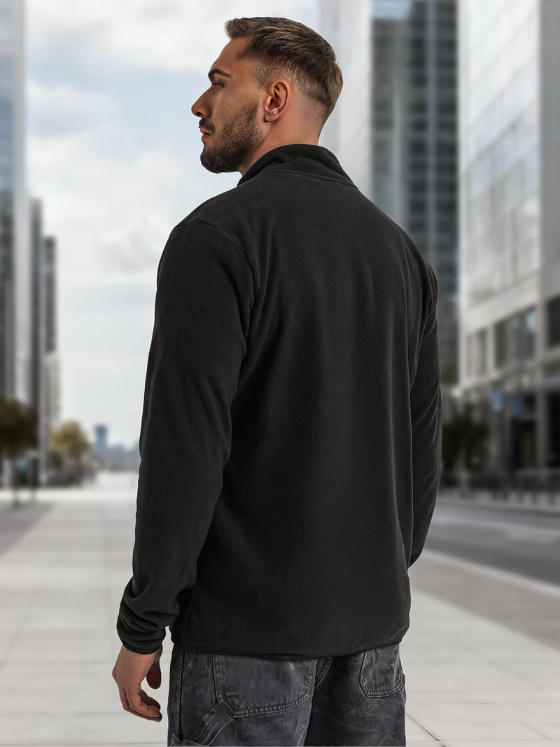 Men's Sweatshirt - Black OZONEE JS/HH016/3