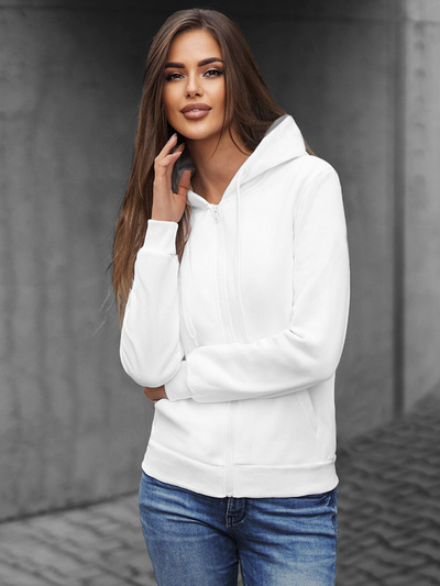 Women's Hoodie - White OZONEE JS/W03Z