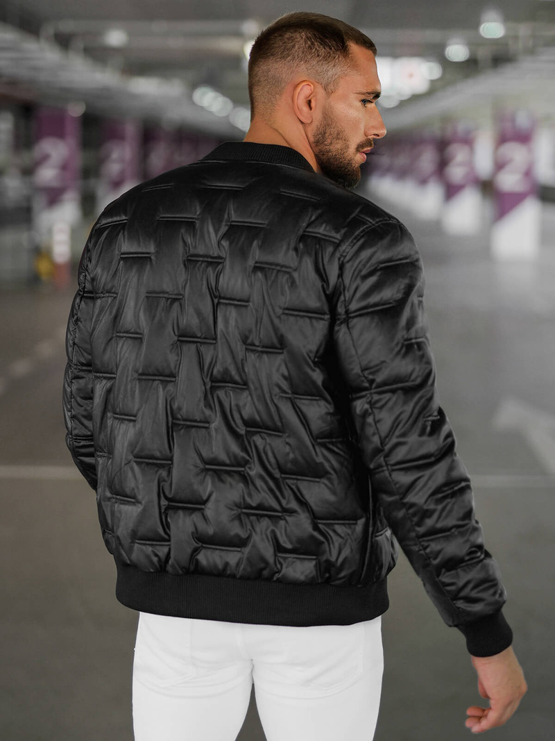 Men's Jacket - Black OZONEE O/11Z8099Z