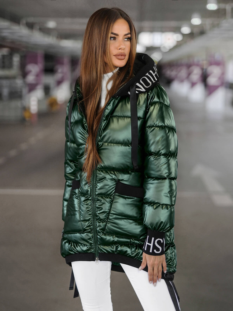 Women's Jacket - Green OZONEE JS/5M3188/238Z