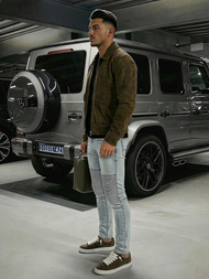 Men's Jeans - Light Blue OZONEE O/EM8889Z