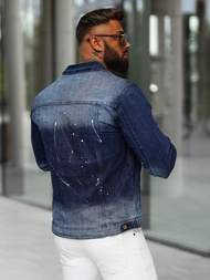 Men's Denim Jacket - Blue OZONEE NB/MJ542BS