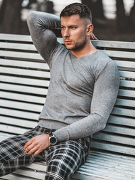 Men's Jumper - Grey OZONEE TMK/YY03/3