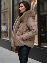 Women's Jacket - Dark Beige OZONEE O/16M9179/84