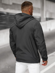 Men's Softshell Jacket - Dark Grey OZONEE JS/27B6523/5