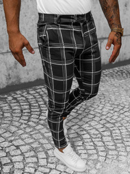 Men's Chinos - Black OZONEE O/P4028