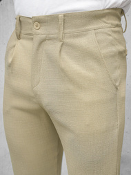 Men's Chinos - Beige OZONEE O/K971SP
