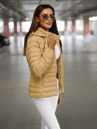 Women's Jacket - Beige OZONEE JS/16M9101/254Z