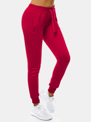 Women's Sweatpants - Burgundy OZONEE JS/CK01