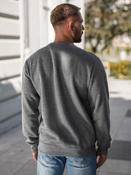 Men's Sweatshirt - Dark Grey OZONEE JS/8B1761/5