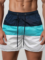 Men's Shorts - Dark Blue/White OZONEE JS/17K567/7Z