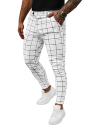 Men's Chinos - White OZONEE O/P4009