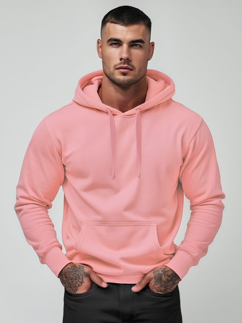 Men's Hoodie - Powder pink OZONEE JS/2009Z