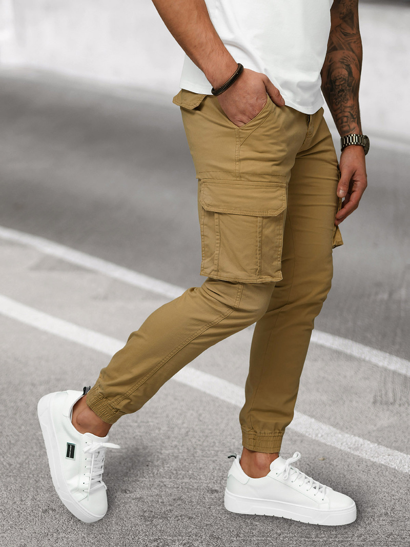 Men's Chinos Jogger - Beige OZONEE NB/MP0202KZ
