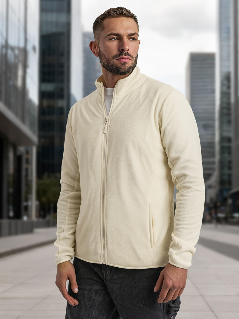 Men's Sweatshirt - Ecru OZONEE JS/HH016/1