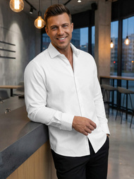 Men's Shirt - White OZONEE V/V189