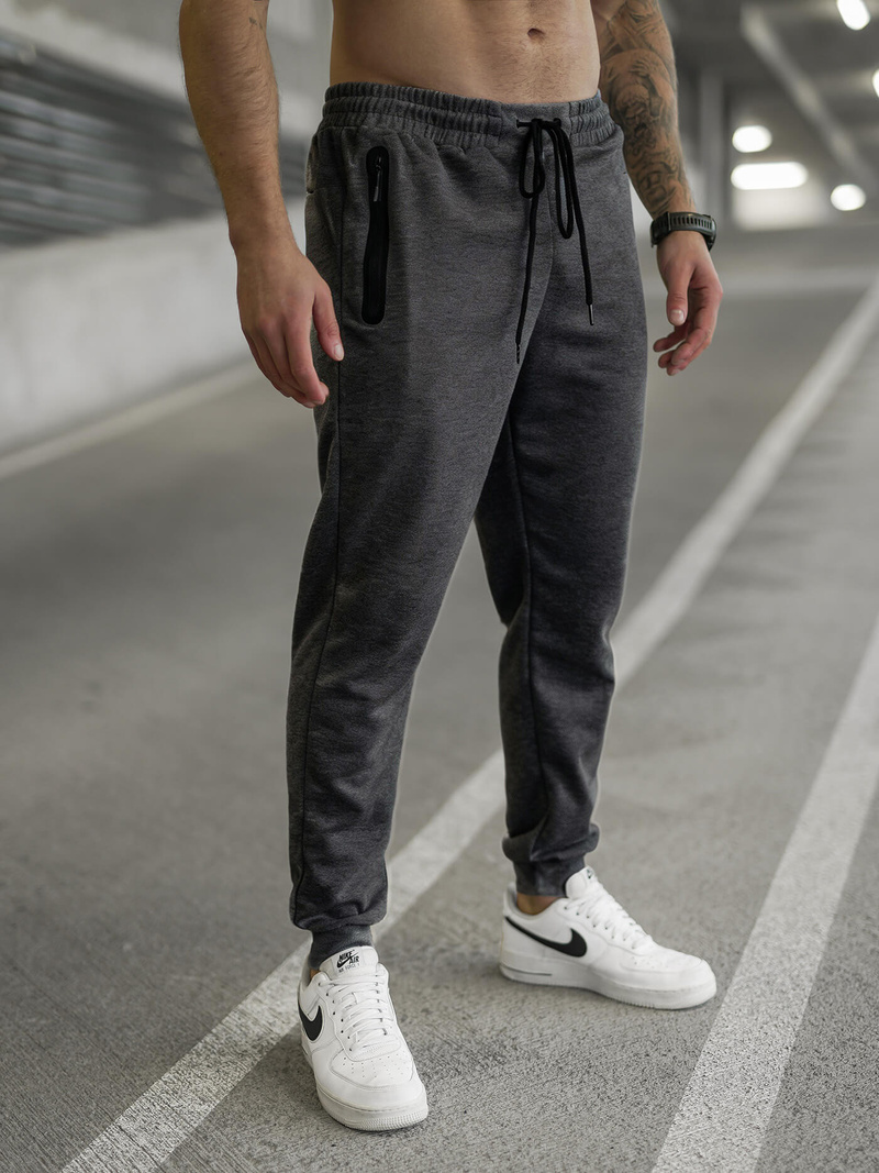 Men's Sweatpants - Graphite OZONEE JS/17K1998/5