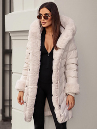 Women's Jacket - Ecru OZONEE JS/5M3156/254Z