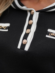 Two-piece tracksuit set black OZONEE JS/26C8801/3