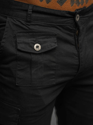 Men's Chino Shorts Black OZONEE NB/MP0188N