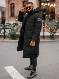 Men's winter jacket - black OZONEE JS/19M1290/392