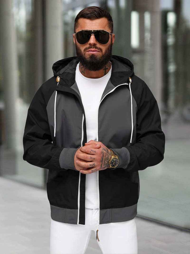 Men's Jacket - Black OZONEE JS/5M3213/392