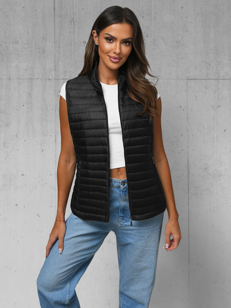 Women's Gilet - Black OZONEE JS/16M9072/392