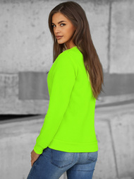 Women's Sweatshirt  - Green neon OZONEE JS/W01Z