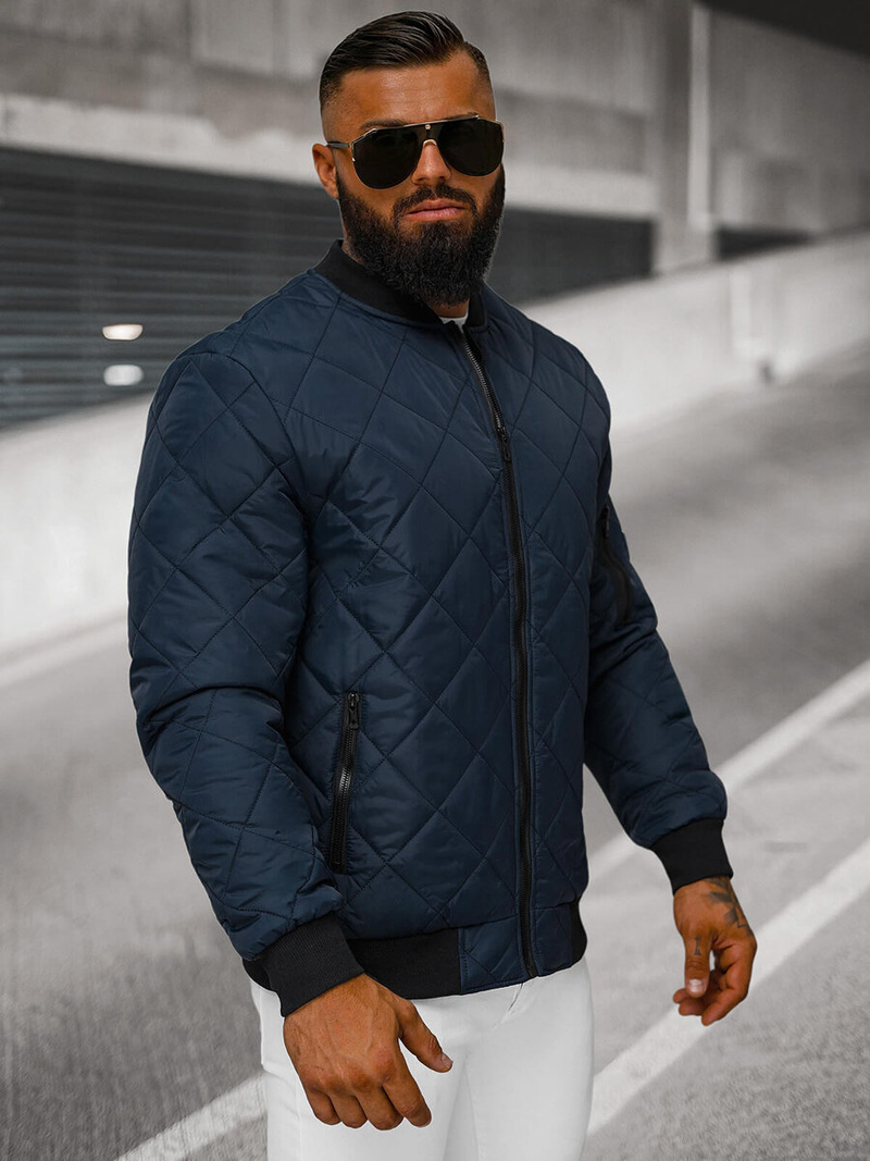 Men's Jacket - Navy blue OZONEE JS/MY01Z