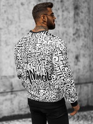 Men's Sweatshirt - White OZONEE JS/8B1131/1