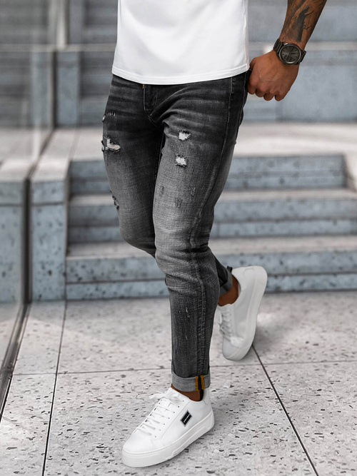 Men's Jeans - Black OZONEE NB/MP0169G