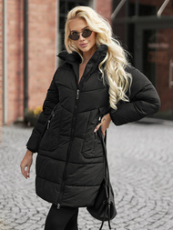 Women's Winter Jacket - Black OZONEE JS/16M9302/392Z