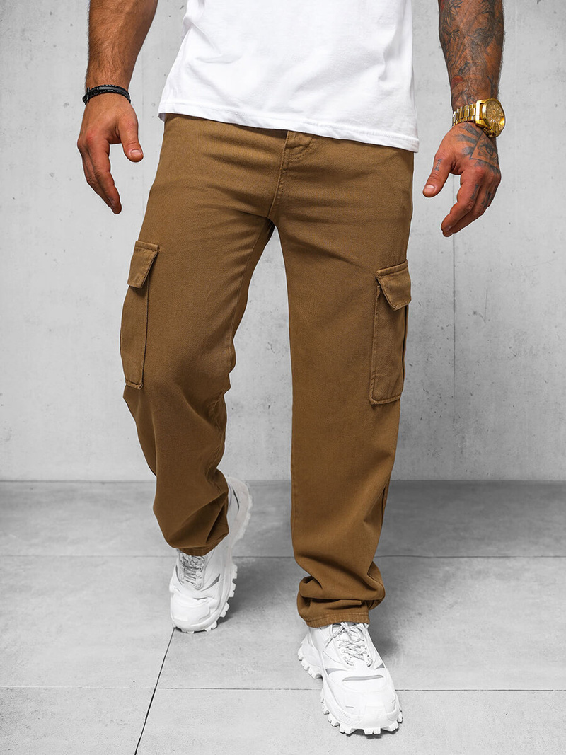Men's Trousers - Brown OZONEE DO/4001