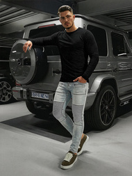 Men's Jeans - Light Blue OZONEE O/EM8889Z