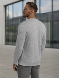 Men's Long Sleeve T-shirt - Grey OZONEE JS/DB71/3