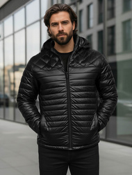 Men's Jacket - Black OZONEE JS/16M9328/392BZ