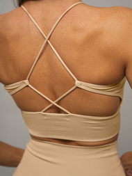 Two-Piece Tracksuit Set Beige OZONEE O/YJS7714