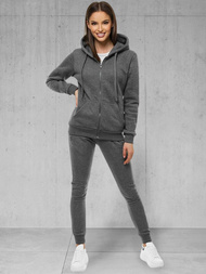 Women's tracksuit Dark grey OZONEE 48