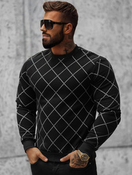 Men's sweatshirt - Black OZONEE O/D7459