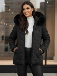 Women's Jacket - Black OZONEE JS/16M9296/392Z