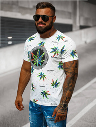 Men's T-shirt - White OZONEE O/T136/1