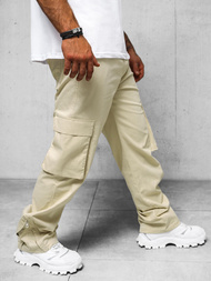 Men's trousers - Beige OZONEE O/G3016Z