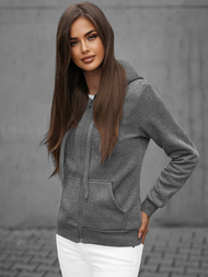 Women's Hoodie - Anthracite OZONEE JS/W03Z