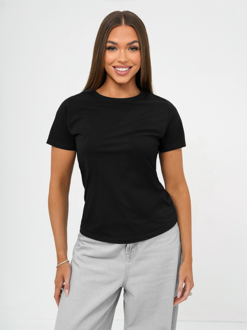 Women's T-shirt - Black OZONEE JS/96T678/3
