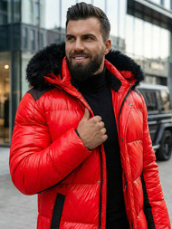 Men's Winter Jacket - Red OZONEE O/M800Z