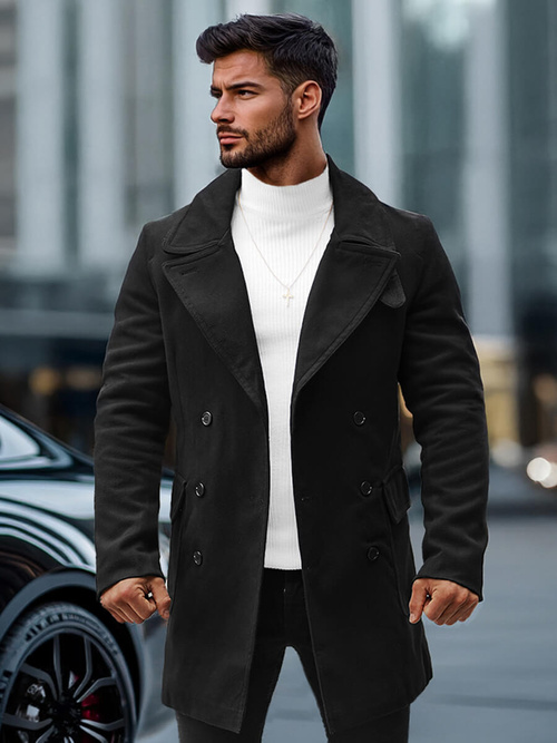 Men's Coat - Black OZONEE JB/1048Z