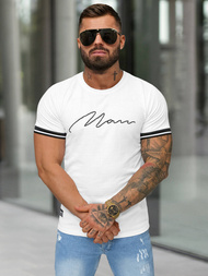 Men's T-shirt - White OZONEE O/QS11628