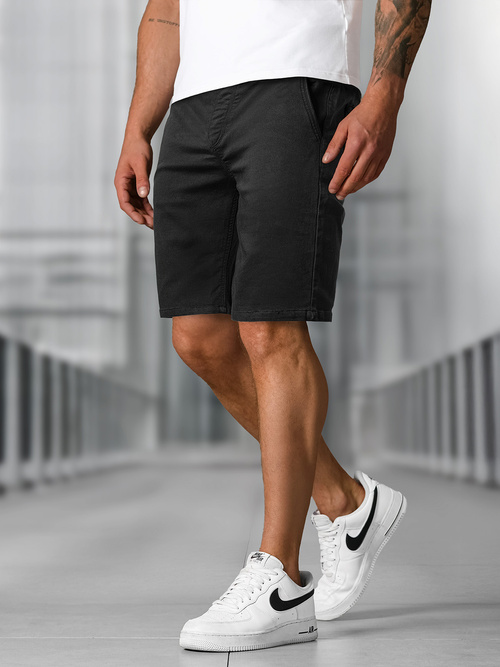 Men's Chino Shorts Black OZONEE NB/MP0266NZ