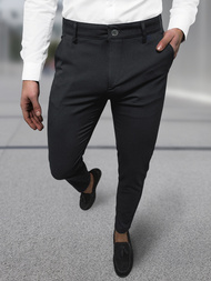 Men's Chinos - Black OZONEE DJ/5526