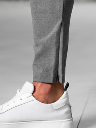 Men's chinos - dark grey OZONEE DJ/3300Z